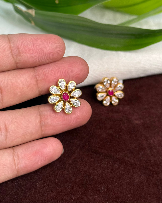 92.5 Silver Earrings 109166