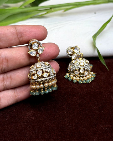 92.5 Silver Jhumkas 109181
