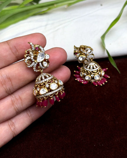 92.5 Silver Jhumkas 109181