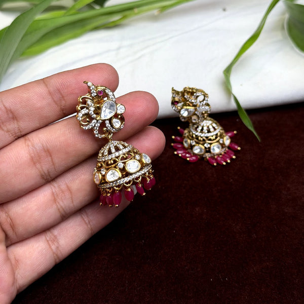 92.5 Silver Jhumkas 109181