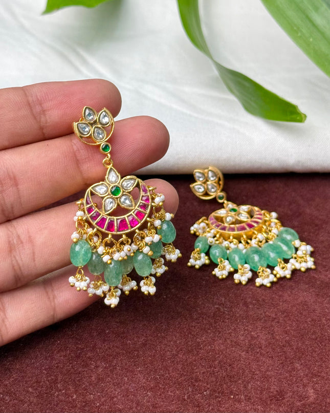 Kundan Earrings 109213