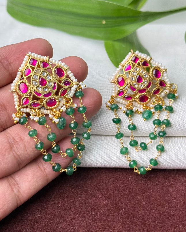 Kundan Earrings 109218