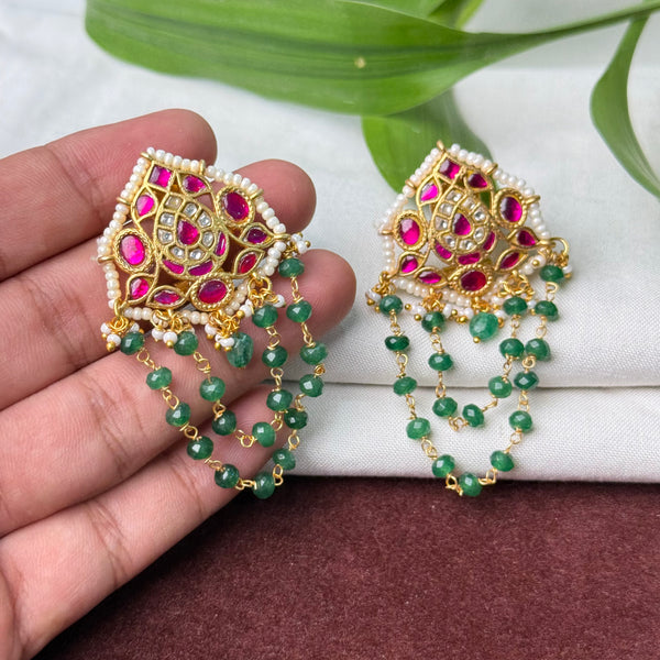 Kundan Earrings 109218