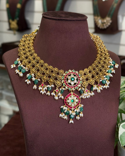 Kundan Neck set 109259