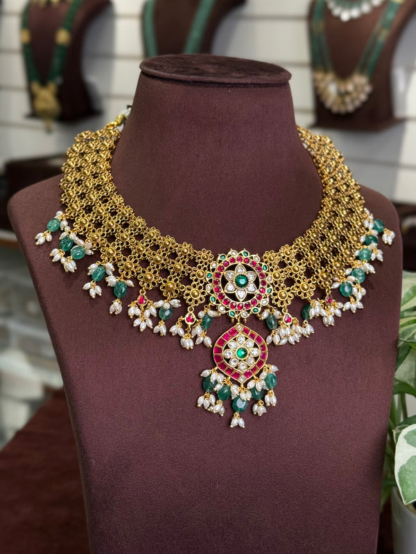 Kundan Neck set 109259