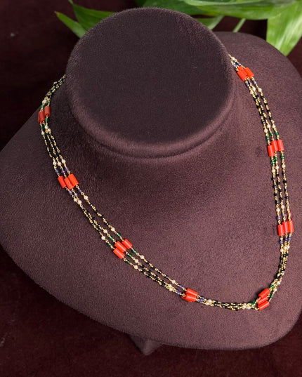 92.5 Silver Black Beads 109291