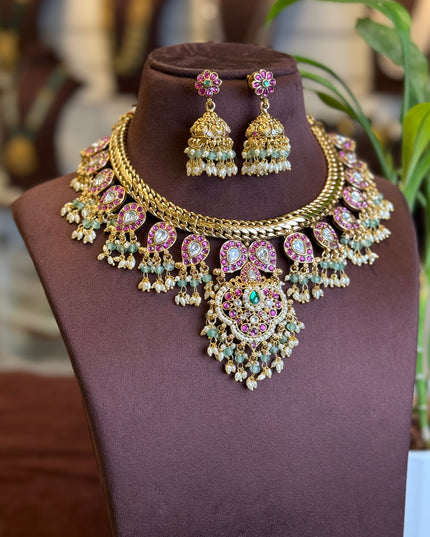 Kundan Neck set 109424
