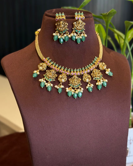 Kundan Neck set 109427