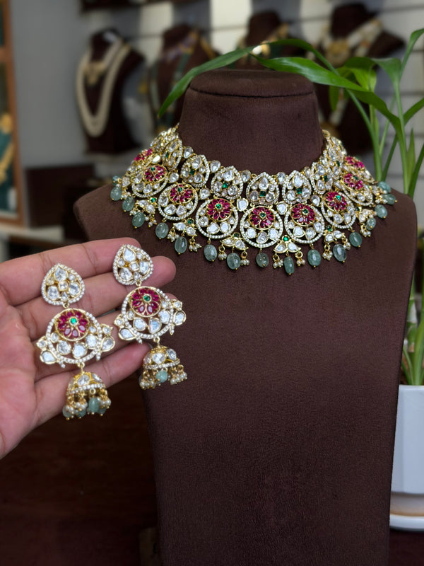 Kundan Neck set 109593