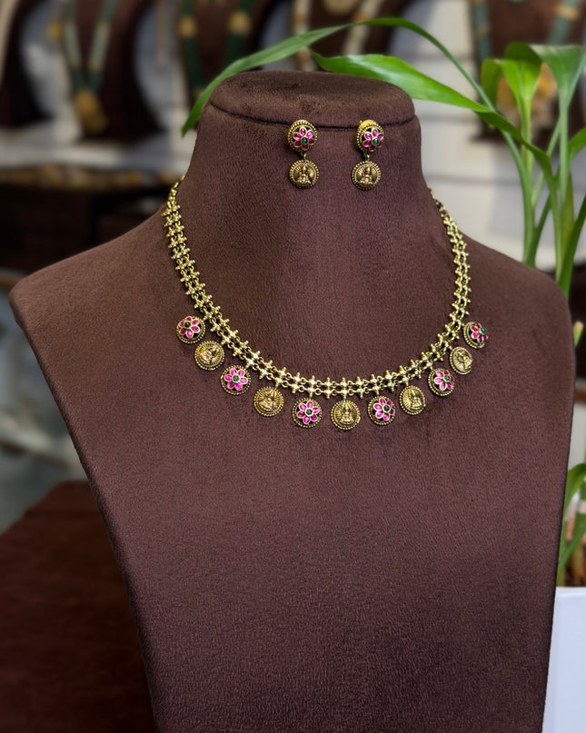 Kundan Neck set 109623