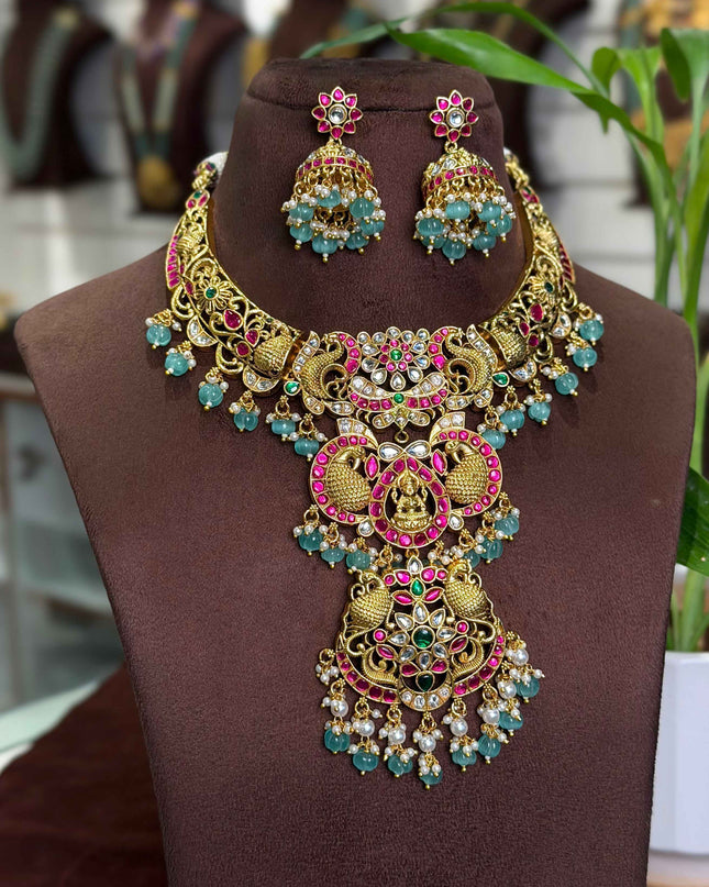 Kundan Neck set 109656