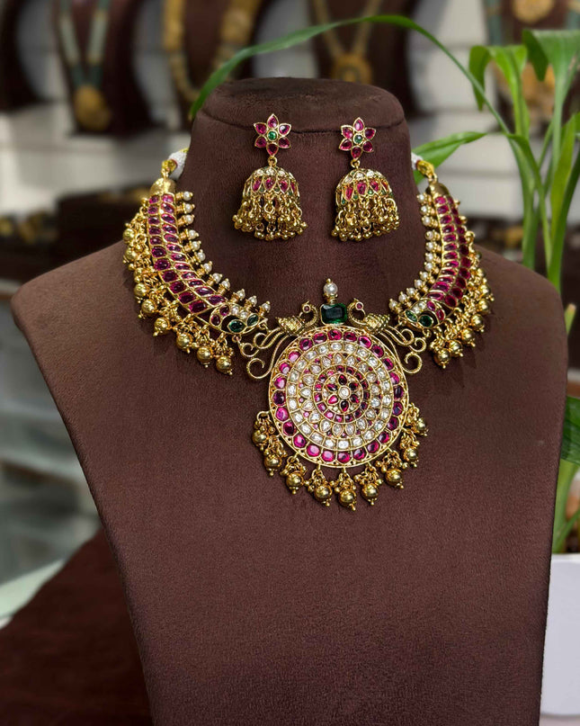 Kundan Neck set 109666