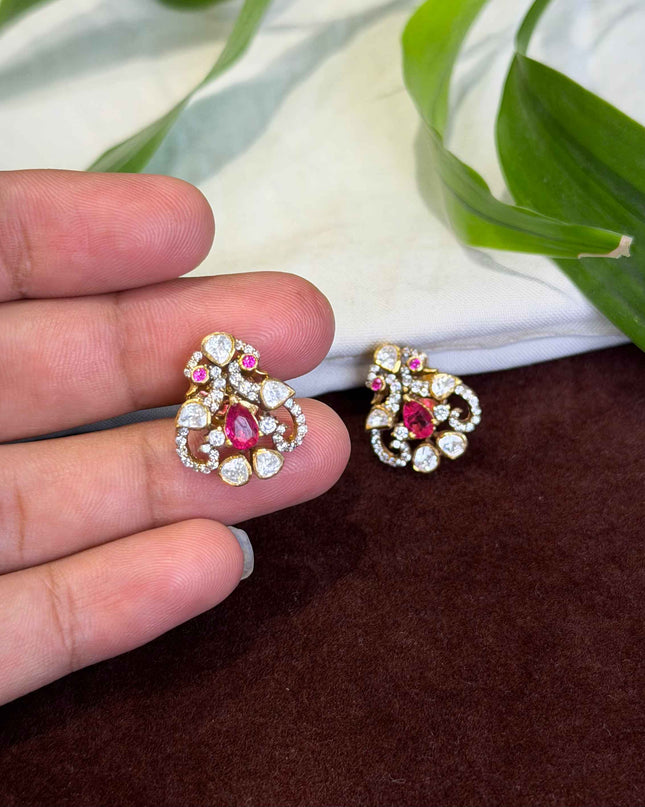 92.5 Silver Earrings 109678