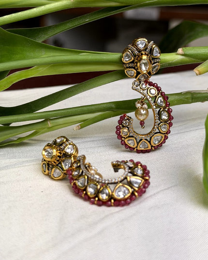 Moissanite earrings 109735