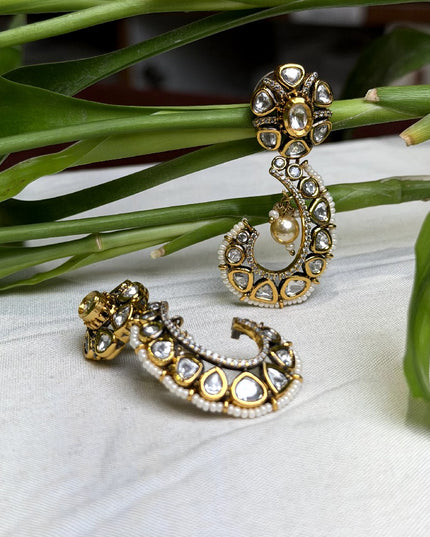 Moissanite earrings 109735