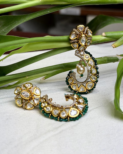 Moissanite earrings 109735