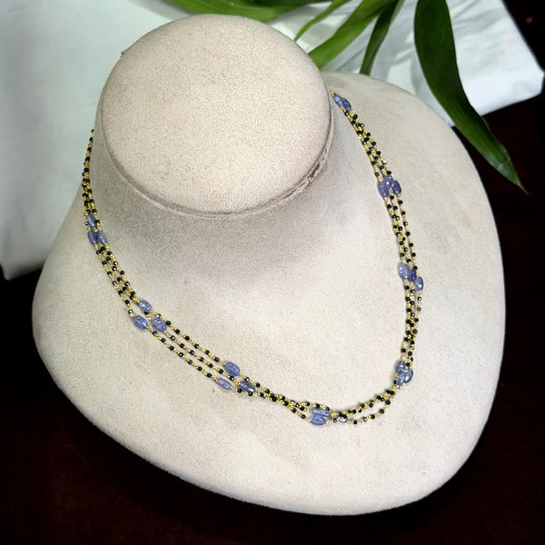 92.5 Silver Black Beads 109763
