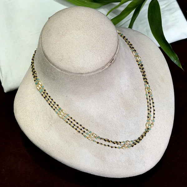 92.5 Silver Black Beads 109764