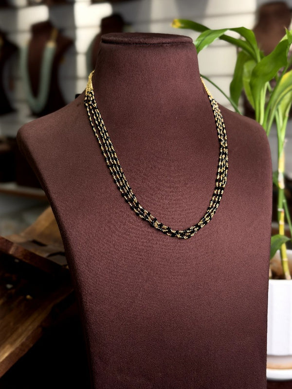 Black Beads Neck set(18incs) 109867