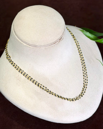 92.5 Silver Black Beads 109870
