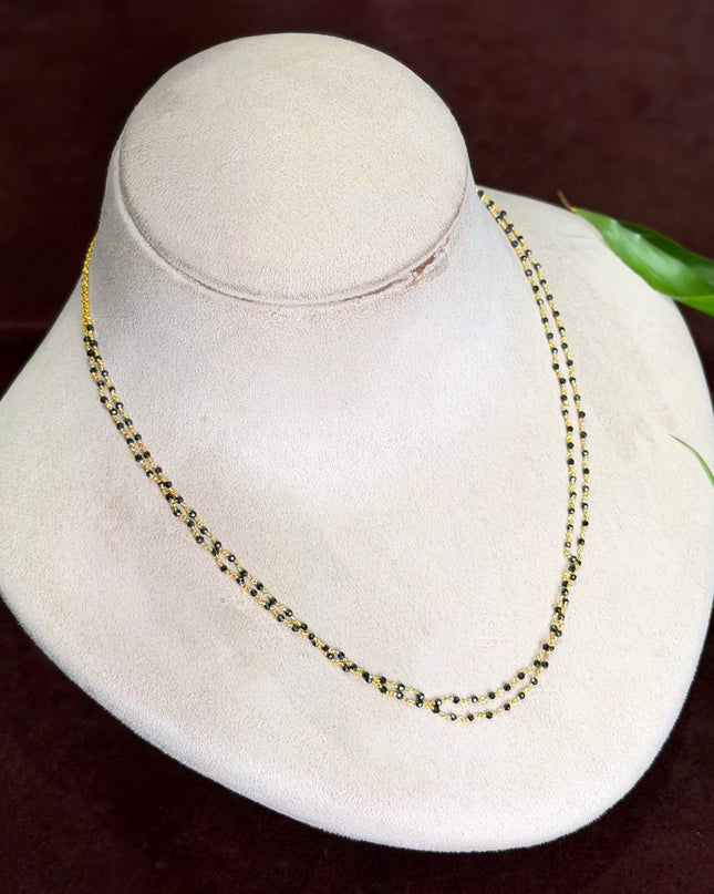 92.5 Silver Black Beads 109871