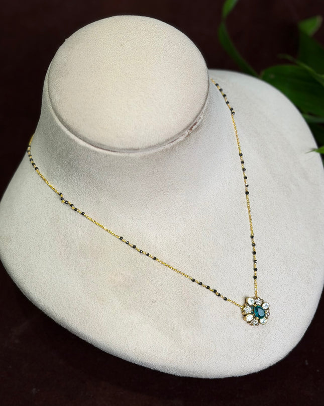 92.5 Silver Black Beads 109873