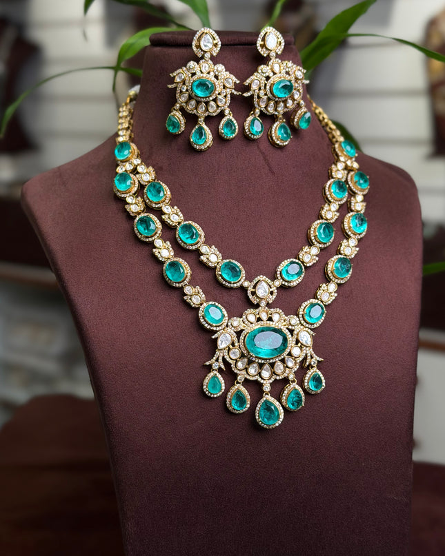 Moissanite Neck Set 109874