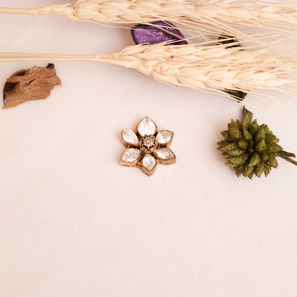 92.5 Silver Side Brooch 109911