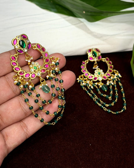 Kundan Earrings 109942