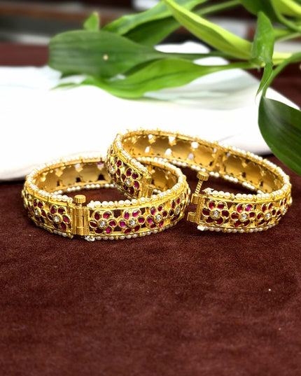 Kundan Bangles 109944