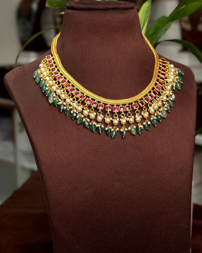 Kundan Neck Set 109946