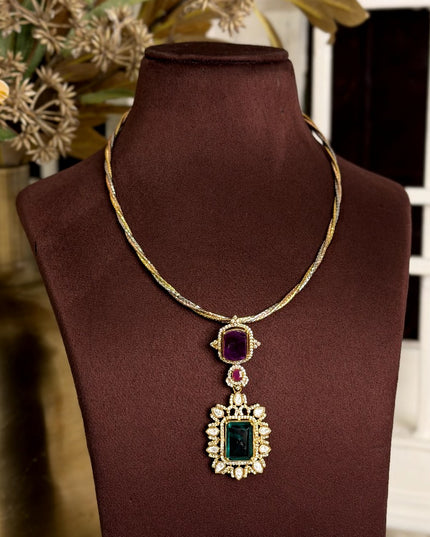 Moissanite Neck Set 110127