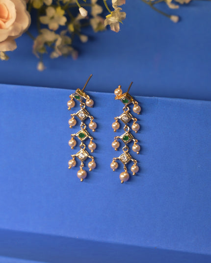Polki Ear Rings 110261