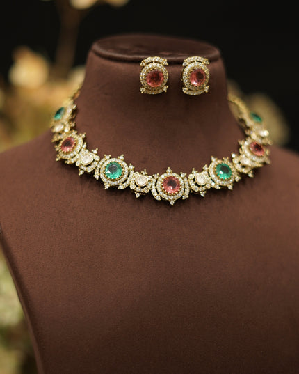 Moissanite Neck set 110397