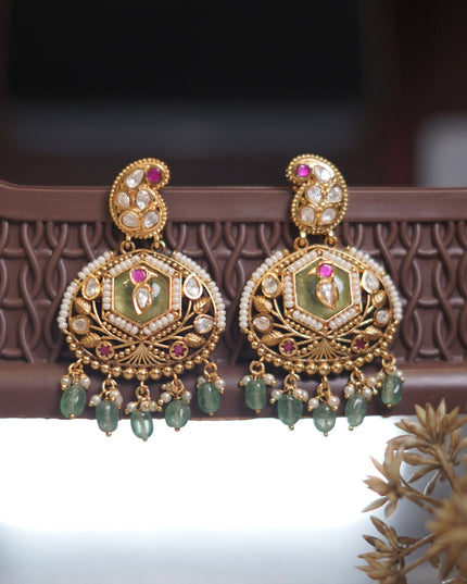 Kundan Earrings 110573