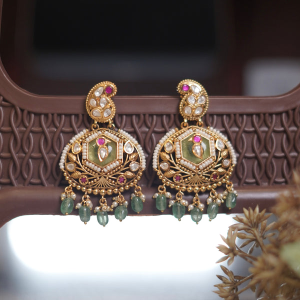 Kundan Earrings 110573