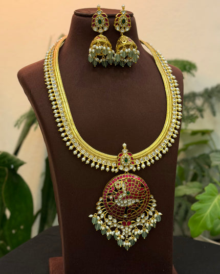 Kundan Long Neck set 110647