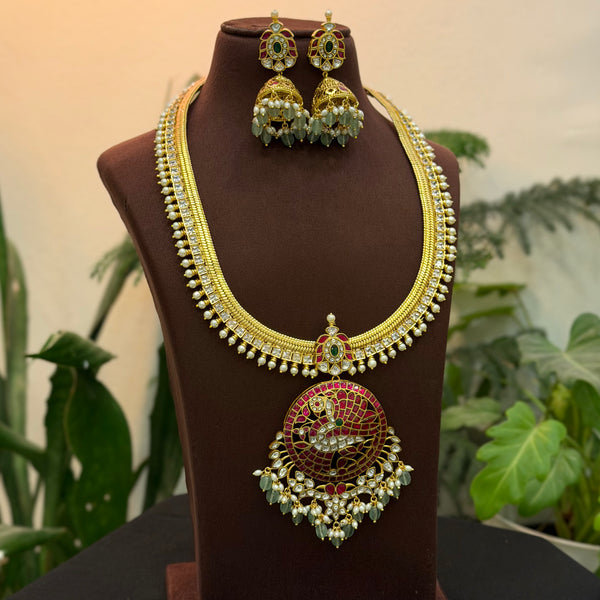 Kundan Long Neck set 110647