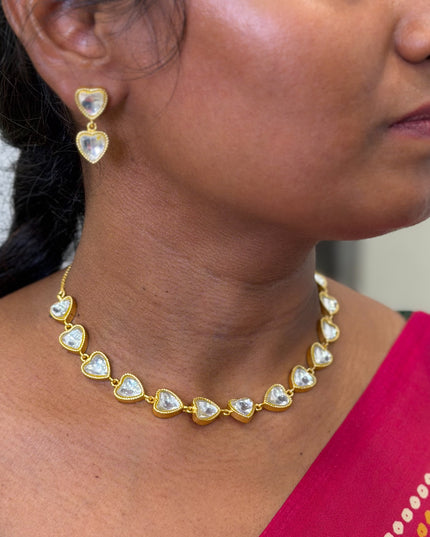 Moissanite Neck Set 110709