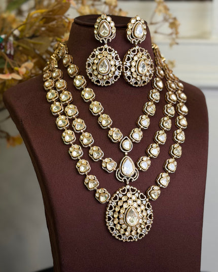 Moissanite Long Neck set 110742