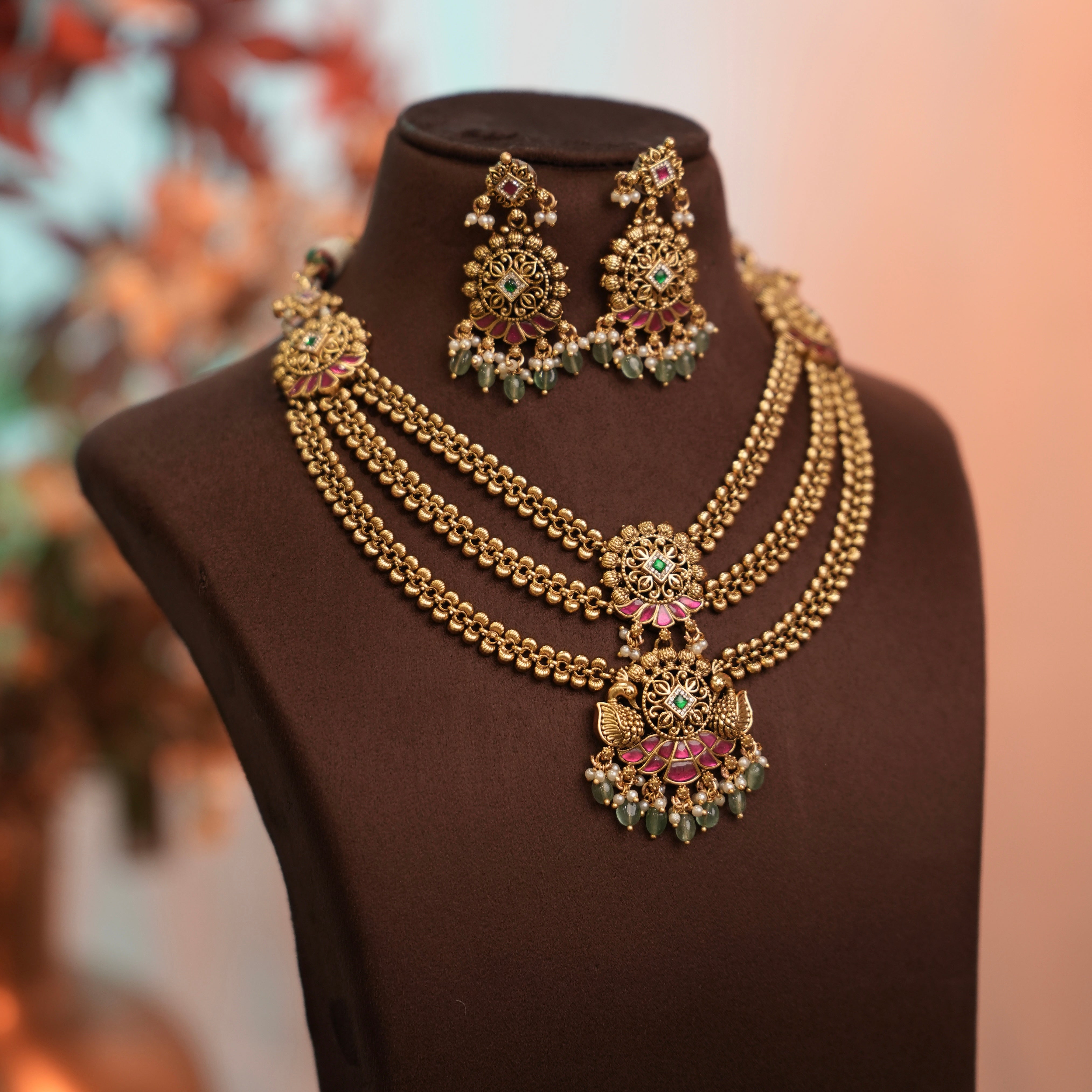 Antique Neck Set 110834 – Vijaya Art Jewellery