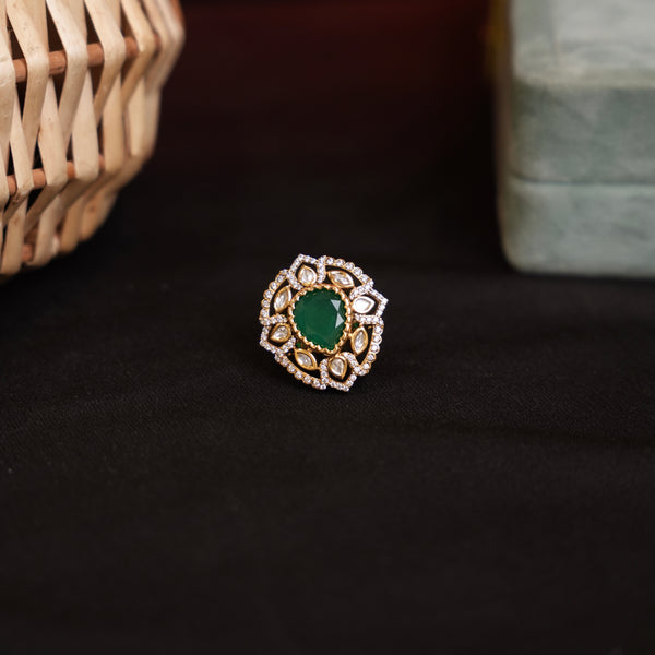 Moissanite Finger Ring 110918