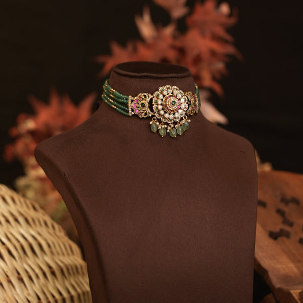 Moissanite Neck Set 110931