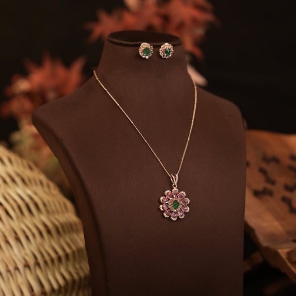 pink and green