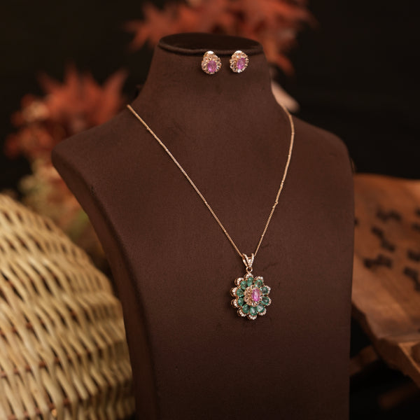 Green and pink