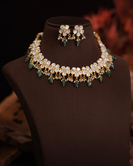 Moissanite Neck Set 110956