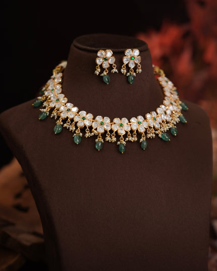 Moissanite Neck Set 110956