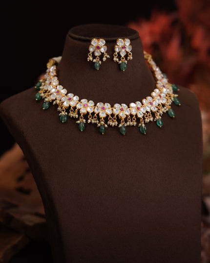 Moissanite Neck Set 110956