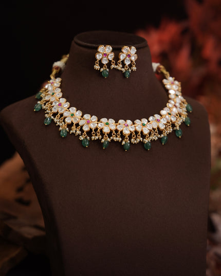 Moissanite Neck Set 110956