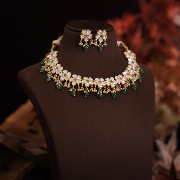 Moissanite Neck Set 110956